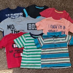 Boys 4T T-Shirt & Polo Bundle Carter’s, Cat & Jack, Children’s Place, OshKosh